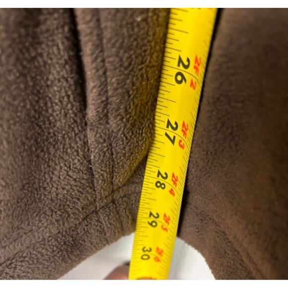 Columbia Men’s Full Zip Fleece Jacket Brown Warm Outdoor Hiking Coat Size XXL - Picture 8 of 10